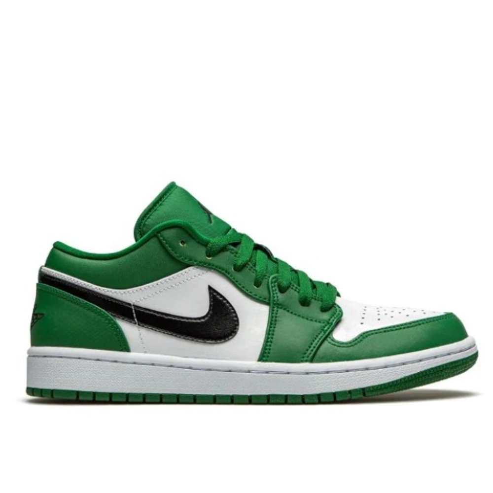 Air Jordan 1 Low Pine Green Sneakers (6.5 Y Size)